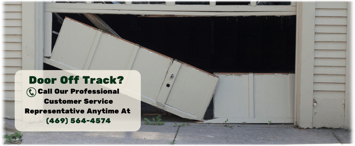 Garage Door Off-Track in Allen, TX